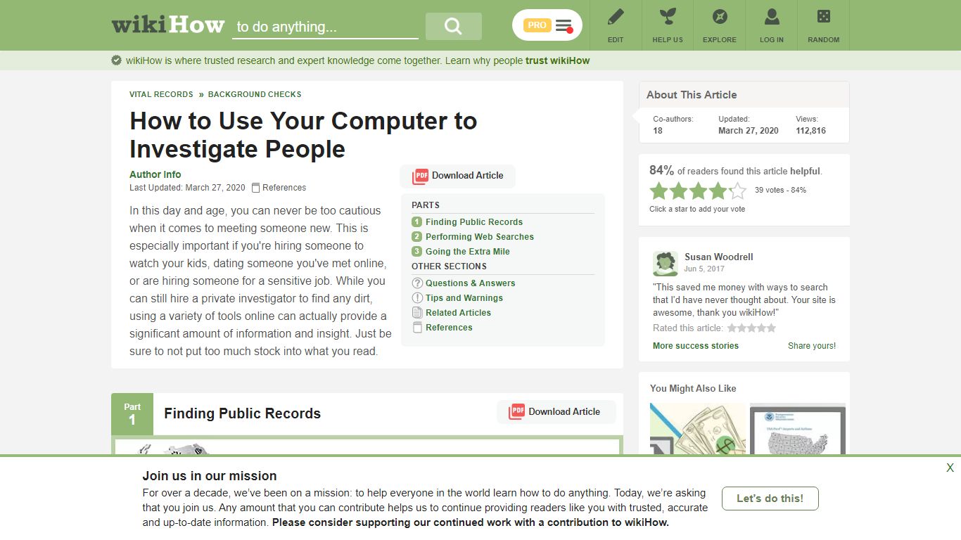 How to Use Your Computer to Investigate People: 9 Steps - wikiHow