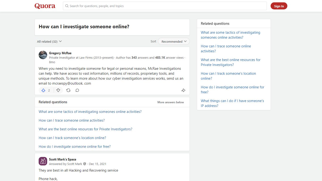 How to investigate someone online - Quora