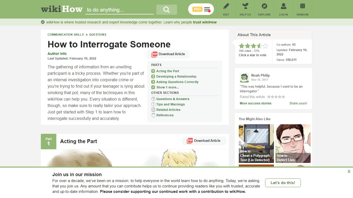 How to Interrogate Someone (with Pictures) - wikiHow